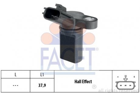 Датчик оборотов коленвала n Almera/Primera/Micra 1.0-4.5 96- FACET 9.0453