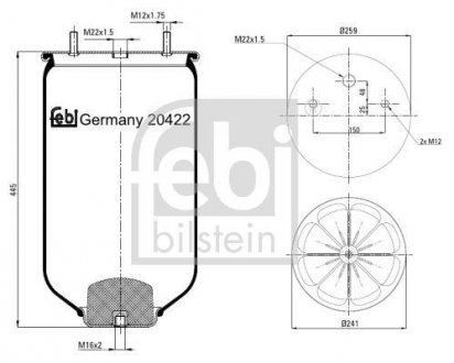 Автозапчастина FEBI BILSTEIN 20422