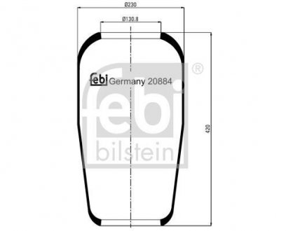 Автозапчастина FEBI BILSTEIN 20884