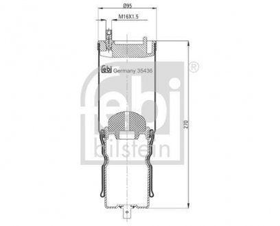 Автозапчастина FEBI BILSTEIN 35436