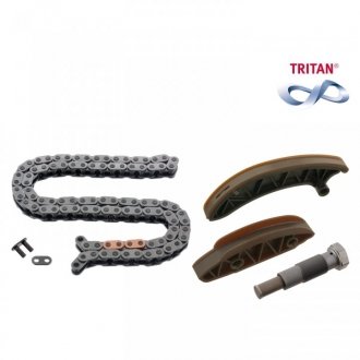 К-т приводу ГРМ MERCEDES "OM651" (->30953266 "4 in1) "10>> TRITAN® + замок FEBI BILSTEIN 49210