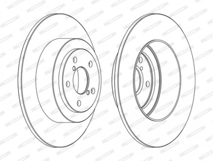 Автозапчасть FERODO DDF1647C