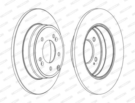 Автозапчасть FERODO DDF1787C