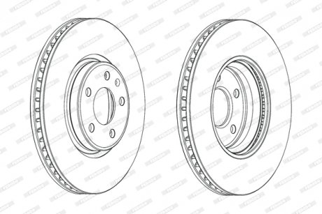 Гальмівний диск FERODO DDF1996C-1