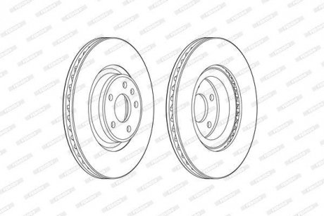Автозапчастина FERODO DDF2597C-1 (фото 1)