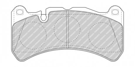 Тормозные колодки дисковые FERODO FDB4212