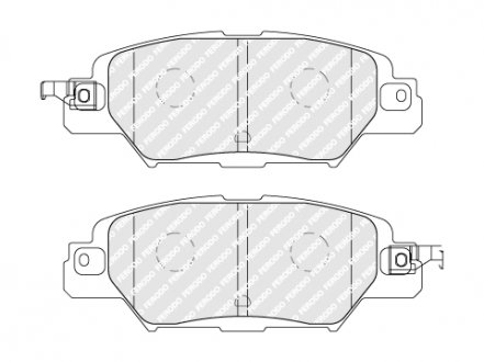 Колодки гальмівні дискові FERODO FDB5116