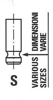 Клапан випускний R6796/RNT MITSUBISHI L200 FRECCIA R6796RNT