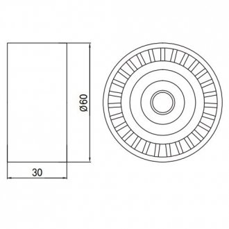 Ролик натяжной GMB GT30500