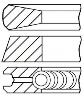 Кільця поршневі 1.9TD 1.9D PEUGEOT BOXER FIAT DUCATO CITROEN JUMPER GOETZE 08-325507-00