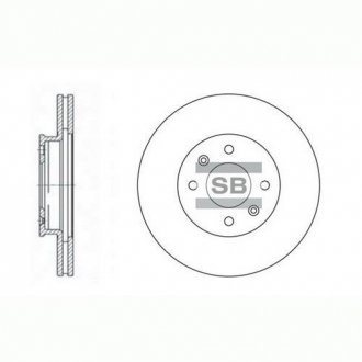 Тормозной диск Hi-Q (SANGSIN) SD2028