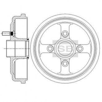 Автозапчасть Hi-Q (SANGSIN) SD3046