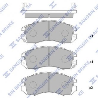 Тормозные колодки Hi-Q (SANGSIN) SP1120