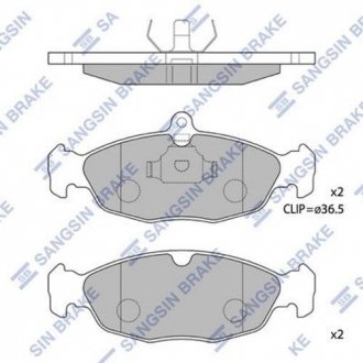 Тормозные колодки Hi-Q (SANGSIN) SP1220