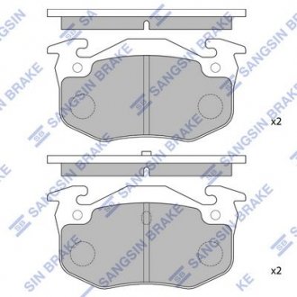 Тормозные колодки Hi-Q (SANGSIN) SP1242