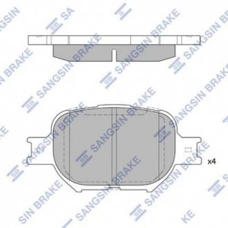 Тормозные колодки Hi-Q (SANGSIN) SP1272