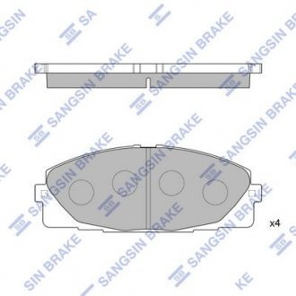 Колодки тормозные дисковые Hi-Q (SANGSIN) SP1376