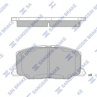 Колодки тормозные дисковые Hi-Q (SANGSIN) SP1436