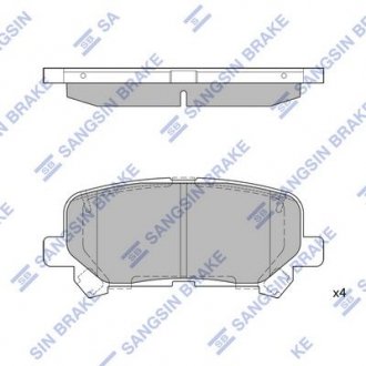 Кт. Гальмівні колодки Hi-Q (SANGSIN) SP1461A