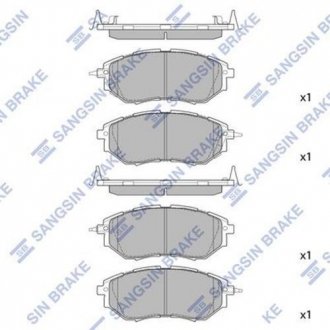 Тормозные колодки Hi-Q (SANGSIN) SP1534