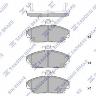 Тормозные колодки Hi-Q (SANGSIN) SP1571