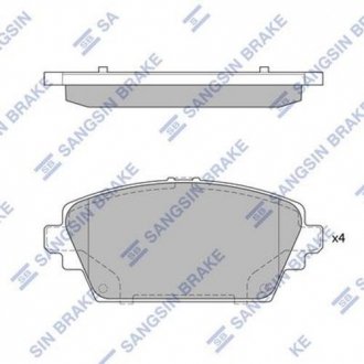 Тормозные колодки Hi-Q (SANGSIN) SP1582