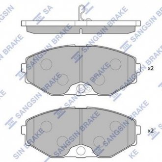 Тормозные колодки Hi-Q (SANGSIN) SP1600