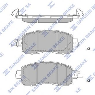 Тормозные колодки Hi-Q (SANGSIN) SP1765