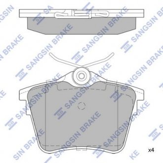 Тормозные колодки Hi-Q (SANGSIN) SP1897