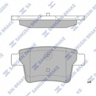 Тормозные колодки Hi-Q (SANGSIN) SP2095