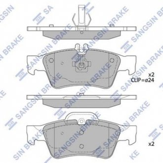 Тормозные колодки Hi-Q (SANGSIN) SP2209