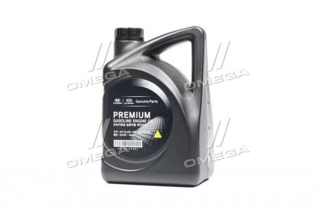 Олива моторна PREMIUM GASOLINE (SL,GF-3) 5w20 4L Hyundai/Kia/Mobis 05100-00421