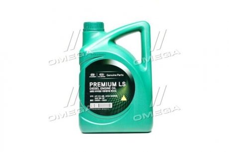 Олива 4л 5w30 моторна напівcинтетична premium ls diesel Hyundai/Kia/Mobis 05200-00411