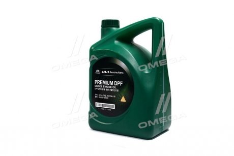 Олива 6л 5w-30 моторна cинтетична premium dpf diesel Hyundai/Kia/Mobis 05200-00620