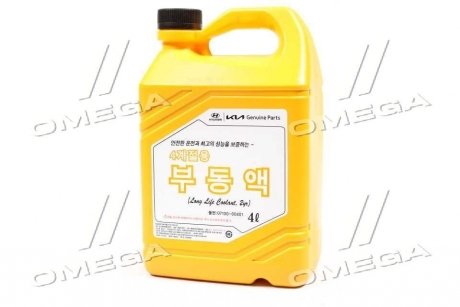 Антифриз концентрат Mobis Long Life Coolant (G12 червоний) 4л Hyundai/Kia/Mobis 07100-00401