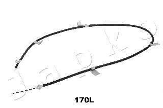 Трос ручного гальма задній лівий Nissan Navara (D40) 2.5 DCI JAPKO 131170L