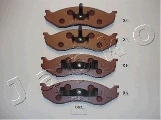 Колодки тормозные дисковые Jeep Cherokee 2.5 (96-99),Jeep Cherokee 2.5 (90-96) JAPKO 50057