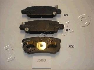 Колодки тормозные дисковые Mitsubishi Lancer 1.6 (03-08),Mitsubishi Lancer 2.0 (03-07) JAPKO 51508