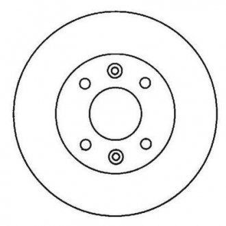 Гальмівний диск передній Renault Clio, Kangoo, Megane, Twingo / Nissan KubiStar / Dacia / Dodge Jurid 561997JC