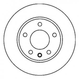 Тормозной диск передний Audi A1, A3 / VW Golf, Polo, Bora, New Beetle Jurid 562041JC