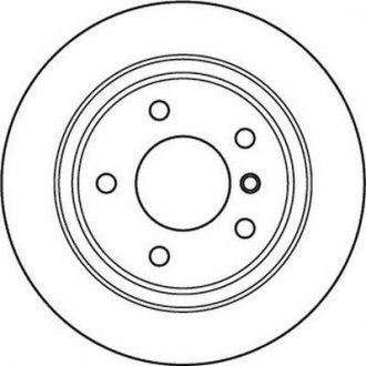 Гальмівний диск задній BMW 3-Series Jurid 562094JC