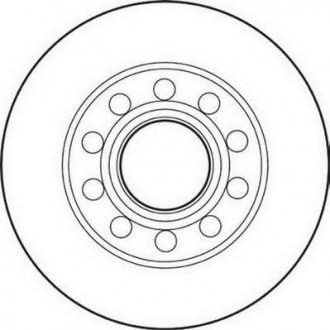 Тормозной диск задний Audi A4 / Seat Exeo Jurid 562192JC