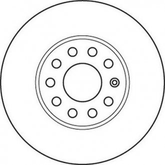 Тормозной диск передний VW Caddy, Golf / Audi A3 / Seat Leon / Skoda Octavia Jurid 562235JC