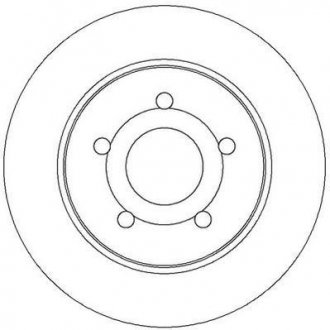 Гальмівний диск задній Ford C-Max, Focus Jurid 562361JC