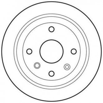 Гальмівний диск задній Chevrolet Aveo, Lacetti / Dacia Logan Jurid 562740JC