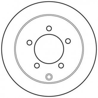 Гальмівний диск задній Mitsubishi Lancer Jurid 562783JC