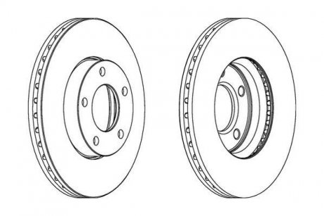 Тормозной диск передний Mazda 3, 5 Jurid 563028JC