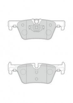 Тормозные колодки задние BMW 1-Series, 2-Series, 3-Series, 4-Series Jurid 573401J