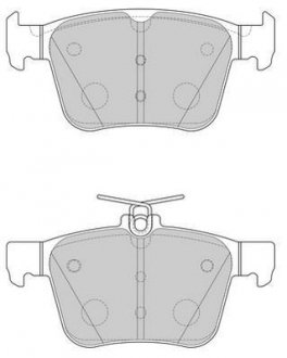 Гальмівні колодки задні Audi A3, Q3, TT / VW Arteon, Golf, Passat, Tiguan, Touran / Skoda / Seat Jurid 573415J