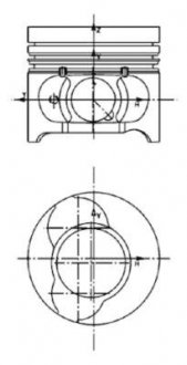 Поршень KOLBENSCHMIDT 40 190 610